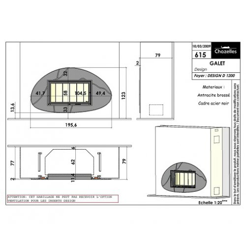 Каминная Облицовка Chazelles Galet_1 Каминная Облицовка Chazelles Galet_1