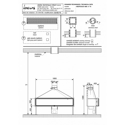 Камин дровяной Focus Neofocus_6 Камин дровяной Focus Neofocus_6