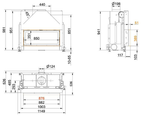 Brunner Architektur-Kamin 38/86_1 Brunner Architektur-Kamin 38/86_1