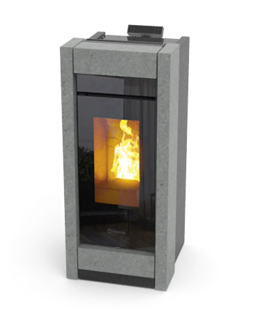 Пеллетный камин c канальным отоплением THERMOROSSI AROMY PLUS STONE 13_0 Пеллетный камин c канальным отоплением THERMOROSSI AROMY PLUS STONE 13_0