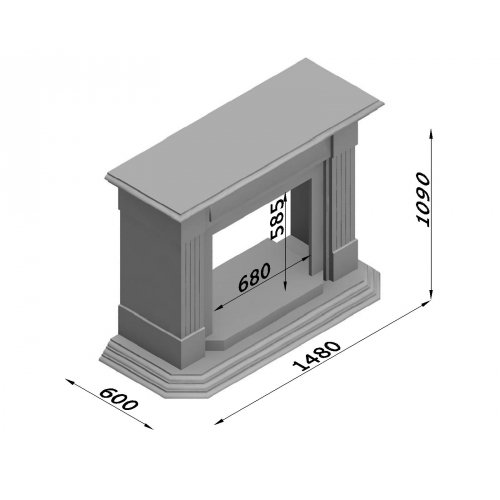 Каминная облицовка Glivi Фиеста_1 Каминная облицовка Glivi Фиеста_1