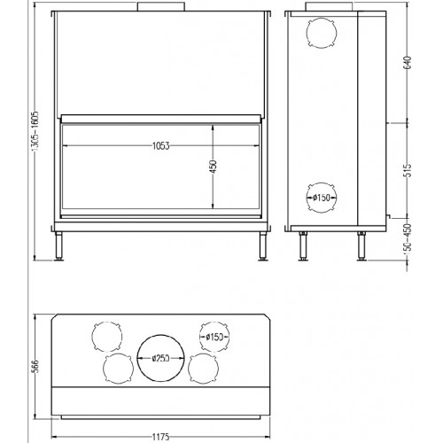 Каминная топка Hark Radiante 1150 H ECOplus_1 Каминная топка Hark Radiante 1150 H ECOplus_1