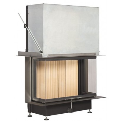 Brunner panorama-kamin 57/25/85/25, рамка широкая нерж.сталь_0 Brunner panorama-kamin 57/25/85/25, рамка широкая нерж.сталь_0