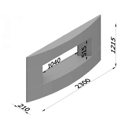 Каминная облицовка Glivi Калипсо_1 Каминная облицовка Glivi Калипсо_1