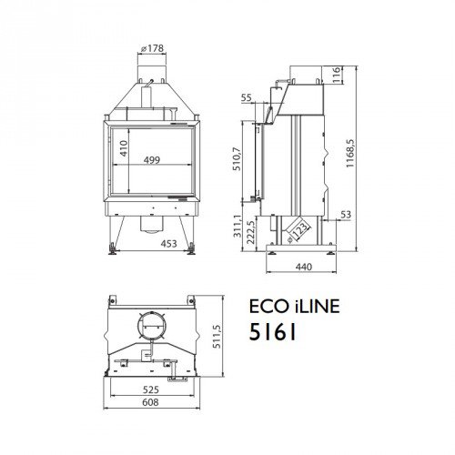 Каминная топка KFD ECO iLINE 5161_1 Каминная топка KFD ECO iLINE 5161_1