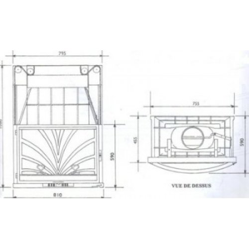 Каминная топка Fabrilor Deco 855 DO_1 Каминная топка Fabrilor Deco 855 DO_1