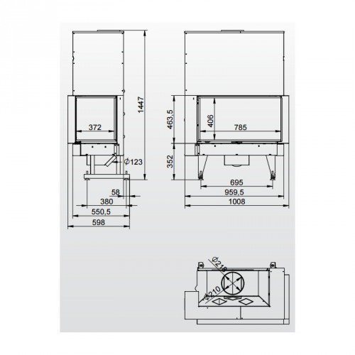 Каминная топка KFD ECO iLINE 5183 LH/RH_2 Каминная топка KFD ECO iLINE 5183 LH/RH_2