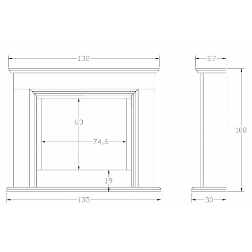 Портал для камина Carmona CM-36_1 Портал для камина Carmona CM-36_1