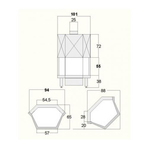 Каминная топка Grilli Caminetti AF2000 – ESA – VT_1 Каминная топка Grilli Caminetti AF2000 – ESA – VT_1