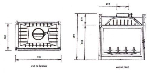 Каминная топка Fabrilor Deco 815 DO_1 Каминная топка Fabrilor Deco 815 DO_1
