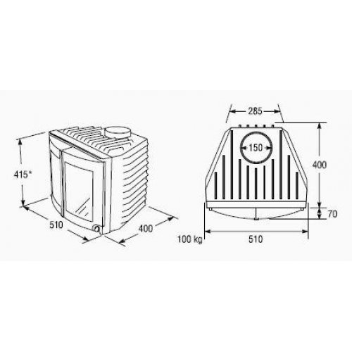 Каминная топка Keddy SK 103_1 Каминная топка Keddy SK 103_1