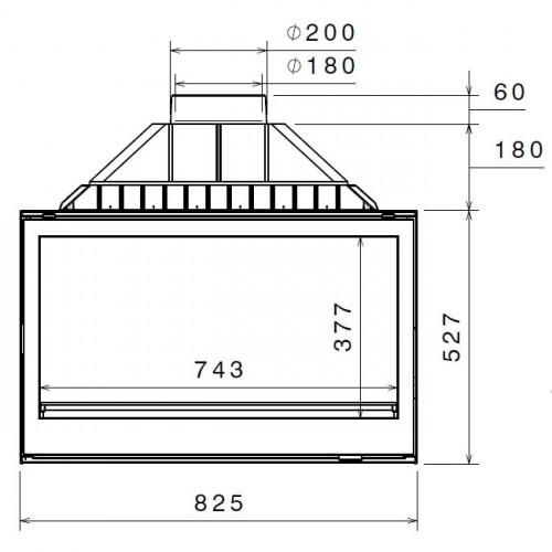 Каминная топка Liseo L9 DF_3 Каминная топка Liseo L9 DF_3
