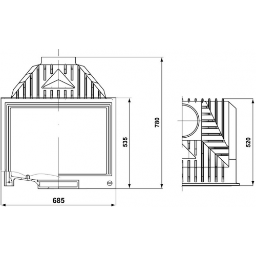 Каминная топка Tarnava Professional Max Trendi 21_1 Каминная топка Tarnava Professional Max Trendi 21_1