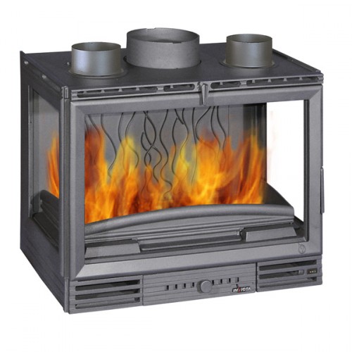 Каминная топка Invicta Insert Grand Vision turbo 700 3 стекла (Гранд Визьон турбо 700 3 стекла)_0 Каминная топка Invicta Insert Grand Vision turbo 700 3 стекла (Гранд Визьон турбо 700 3 стекла)_0