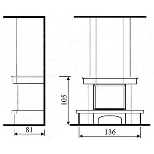 Каминная облицовка Andalusia Gloria_1 Каминная облицовка Andalusia Gloria_1