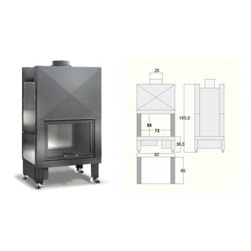 Каминная топка Grilli Caminetti AF 2000 BX-VT 110_1 Каминная топка Grilli Caminetti AF 2000 BX-VT 110_1