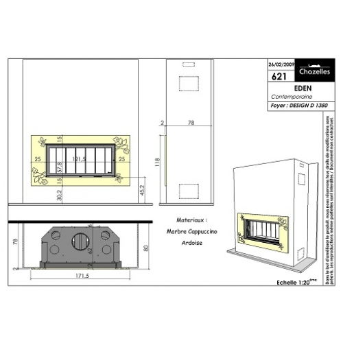 Каминная Облицовка  Chazelles Eden_1 Каминная Облицовка  Chazelles Eden_1