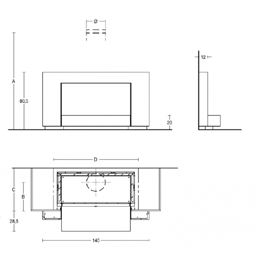 Каминная облицовка Piazzetta Cambridge_1 Каминная облицовка Piazzetta Cambridge_1