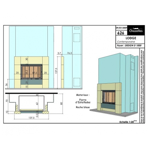 Каминная Облицовка Chazelles Lodge_1 Каминная Облицовка Chazelles Lodge_1