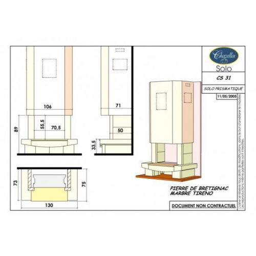 Каминная Облицовка  Chazelles CS 31_1 Каминная Облицовка  Chazelles CS 31_1