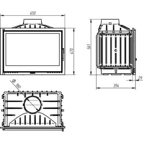 Каминная топка Ferlux C-17 Air ext_1 Каминная топка Ferlux C-17 Air ext_1