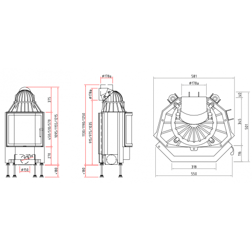 Каминная топка Schmid Pano 5557_1 Каминная топка Schmid Pano 5557_1
