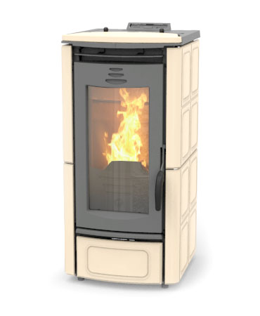 Пеллетный камин c канальным отоплением THERMOROSSI 5000 TCOM MAIOLICA 10_0 Пеллетный камин c канальным отоплением THERMOROSSI 5000 TCOM MAIOLICA 10_0
