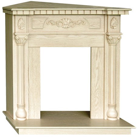 RealFlame Dacota STD Corner WT белый дуб угловой_0 RealFlame Dacota STD Corner WT белый дуб угловой_0