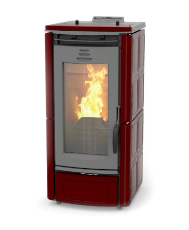 Пеллетный камин c канальным отоплением THERMOROSSI 5000 TCOM MAIOLICA 10_2 Пеллетный камин c канальным отоплением THERMOROSSI 5000 TCOM MAIOLICA 10_2