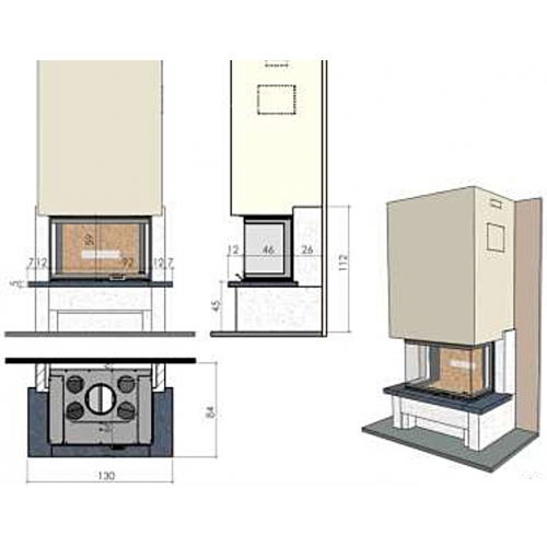 Каминная Облицовка  Chazelles Baltimore_1 Каминная Облицовка  Chazelles Baltimore_1