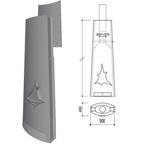 Камин дровяной Focus Magnifocus_2 Камин дровяной Focus Magnifocus_2