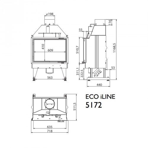 Каминная топка KFD ECO iLINE 5172_1 Каминная топка KFD ECO iLINE 5172_1