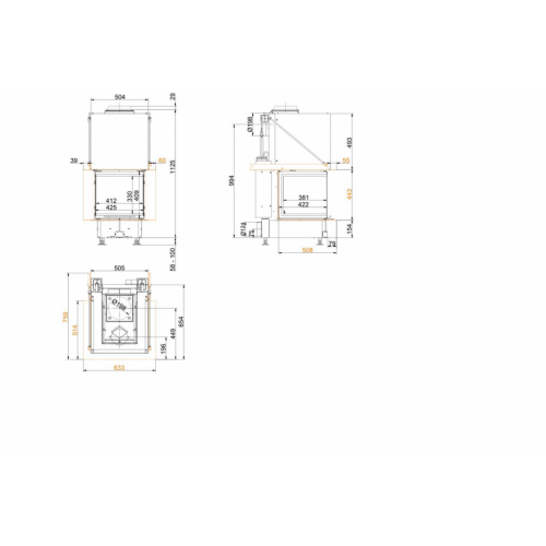 Каминная топка Brunner Panorama 42/42/42/42_2 Каминная топка Brunner Panorama 42/42/42/42_2