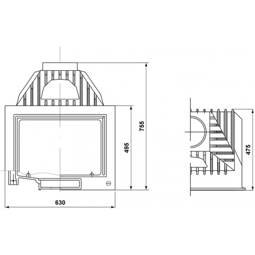 Каминная топка Tarnava Professional Max Charmony 18_1 Каминная топка Tarnava Professional Max Charmony 18_1