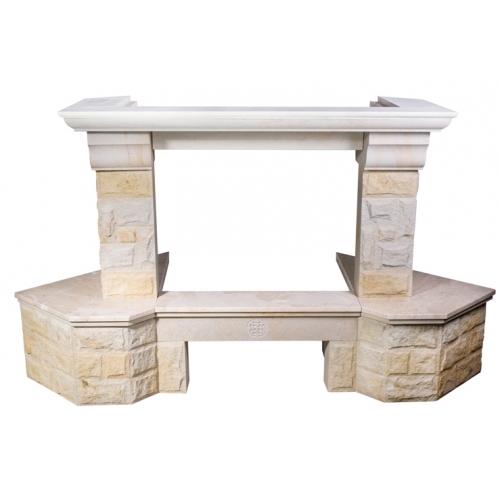 Каминная облицовка MadeIra Aster Cream_3 Каминная облицовка MadeIra Aster Cream_3