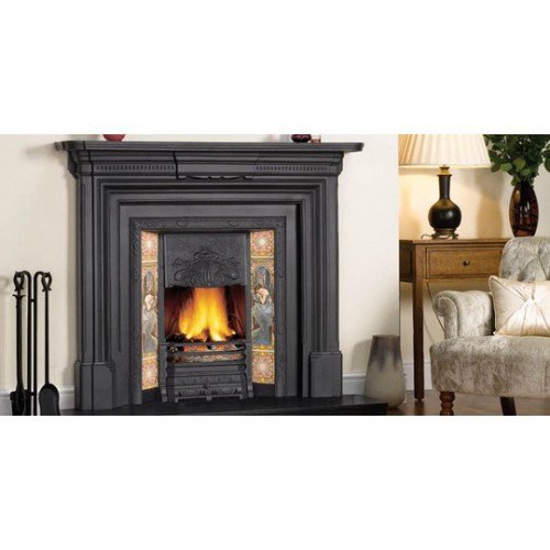 Каминная топка Stovax Art Nouveau Tiled_0 Каминная топка Stovax Art Nouveau Tiled_0