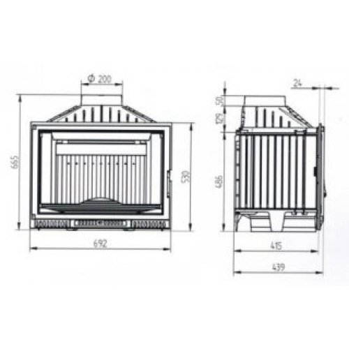 Каминная топка Ferlux C-19_2 Каминная топка Ferlux C-19_2