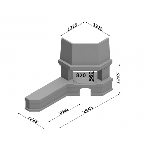 Каминная облицовка Glivi Буже_1 Каминная облицовка Glivi Буже_1