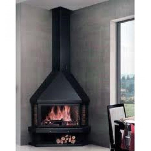 Металлический камин Fugar - Eyne (Еуне) угловой_0 Металлический камин Fugar - Eyne (Еуне) угловой_0