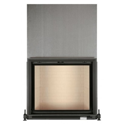 Brunner stil-kamin 75/90 lifting, чугунный дымосборник 45?, декоративная рама нерж. сталь_0 Brunner stil-kamin 75/90 lifting, чугунный дымосборник 45?, декоративная рама нерж. сталь_0