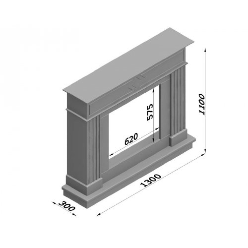 Каминная облицовка Glivi Родез_1 Каминная облицовка Glivi Родез_1