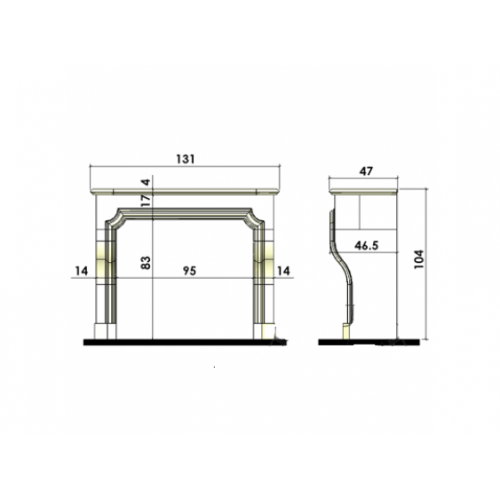Каминная Облицовка Chazelles Bastide_1 Каминная Облицовка Chazelles Bastide_1