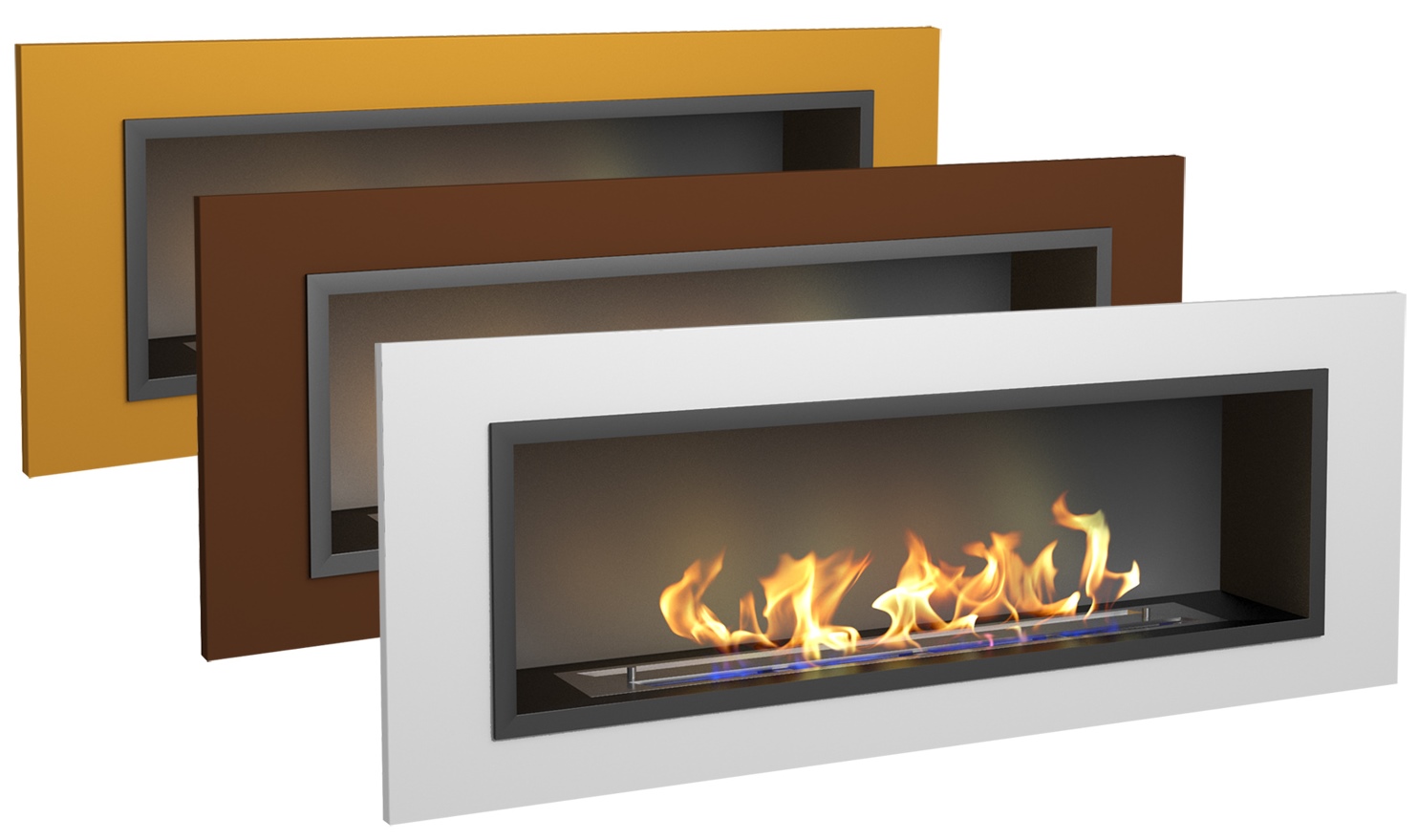 Встраиваемые биокамины в интерьере