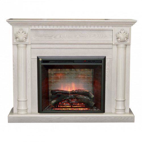 RealFlame Carisa WT очаг Leeds 26 SD белый дуб_0 RealFlame Carisa WT очаг Leeds 26 SD белый дуб_0