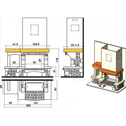 Каминная Облицовка  Chazelles Fleurance 157_1 Каминная Облицовка  Chazelles Fleurance 157_1