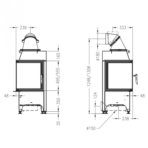 Каминная топка Spartherm Mini 2L 4S_1 Каминная топка Spartherm Mini 2L 4S_1