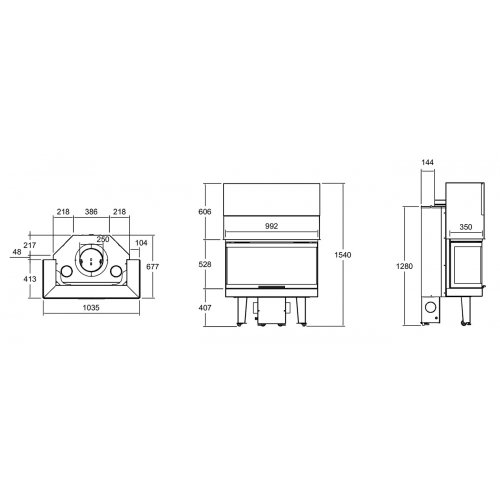 Каминная топка Moretti Camini МОРТ_1 Каминная топка Moretti Camini МОРТ_1