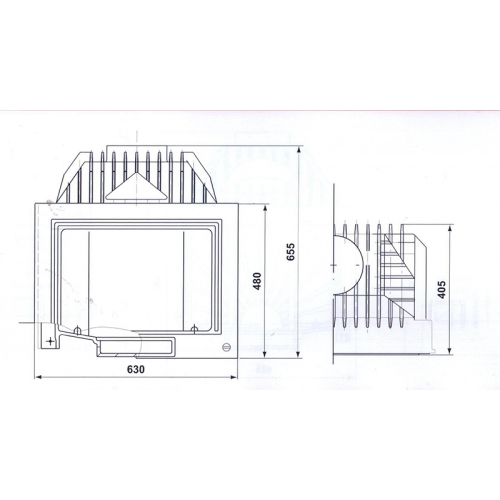 Каминная топка Tarnava Professional Max Nova 15 кВт_1 Каминная топка Tarnava Professional Max Nova 15 кВт_1