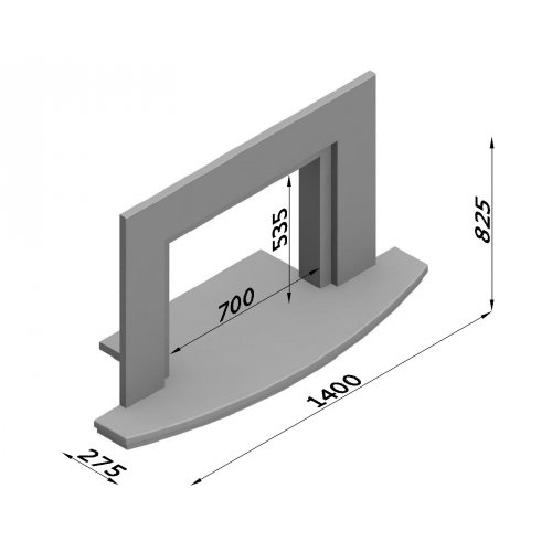 Каминная облицовка Glivi Леон_1 Каминная облицовка Glivi Леон_1