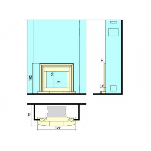 Каминная Облицовка  Chazelles CS 26_1 Каминная Облицовка  Chazelles CS 26_1